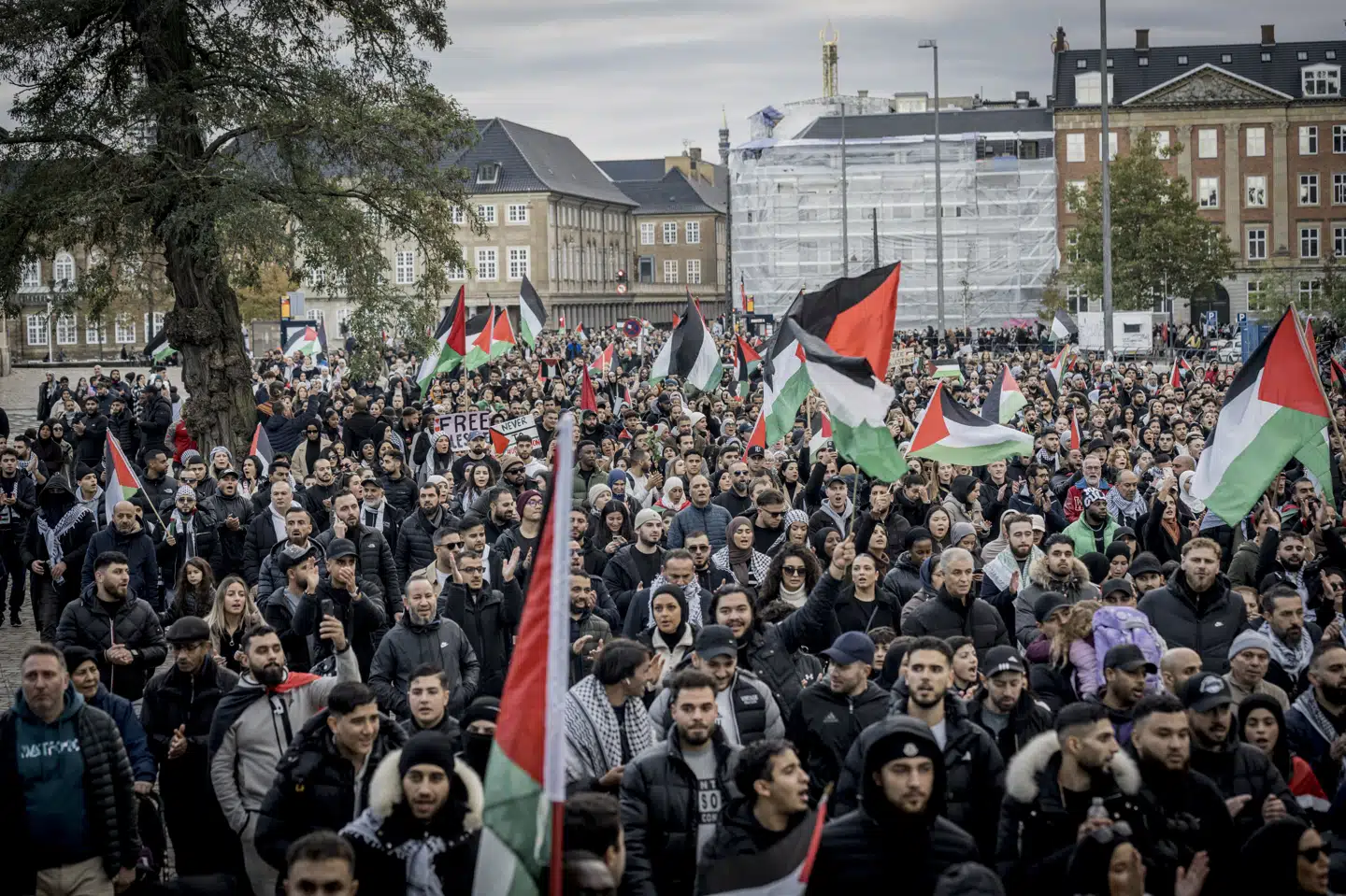 Siden Hamas' angreb på Israel har der været over 100 demonstrationer. To er sigtet for billigelse af angrebet.