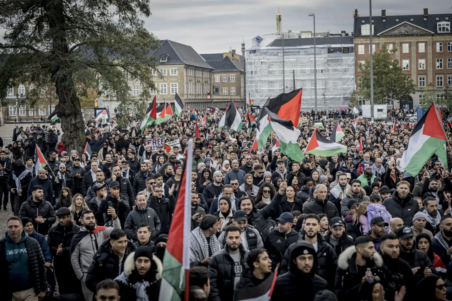 Siden Hamas' angreb på Israel har der været over 100 demonstrationer. To er sigtet for billigelse af angrebet.
