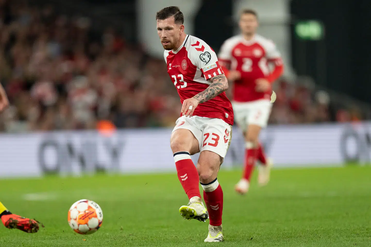 Arkivfoto: Fodboldlandskamp i Parken. I aften spiller Danmark mod Slovenien.