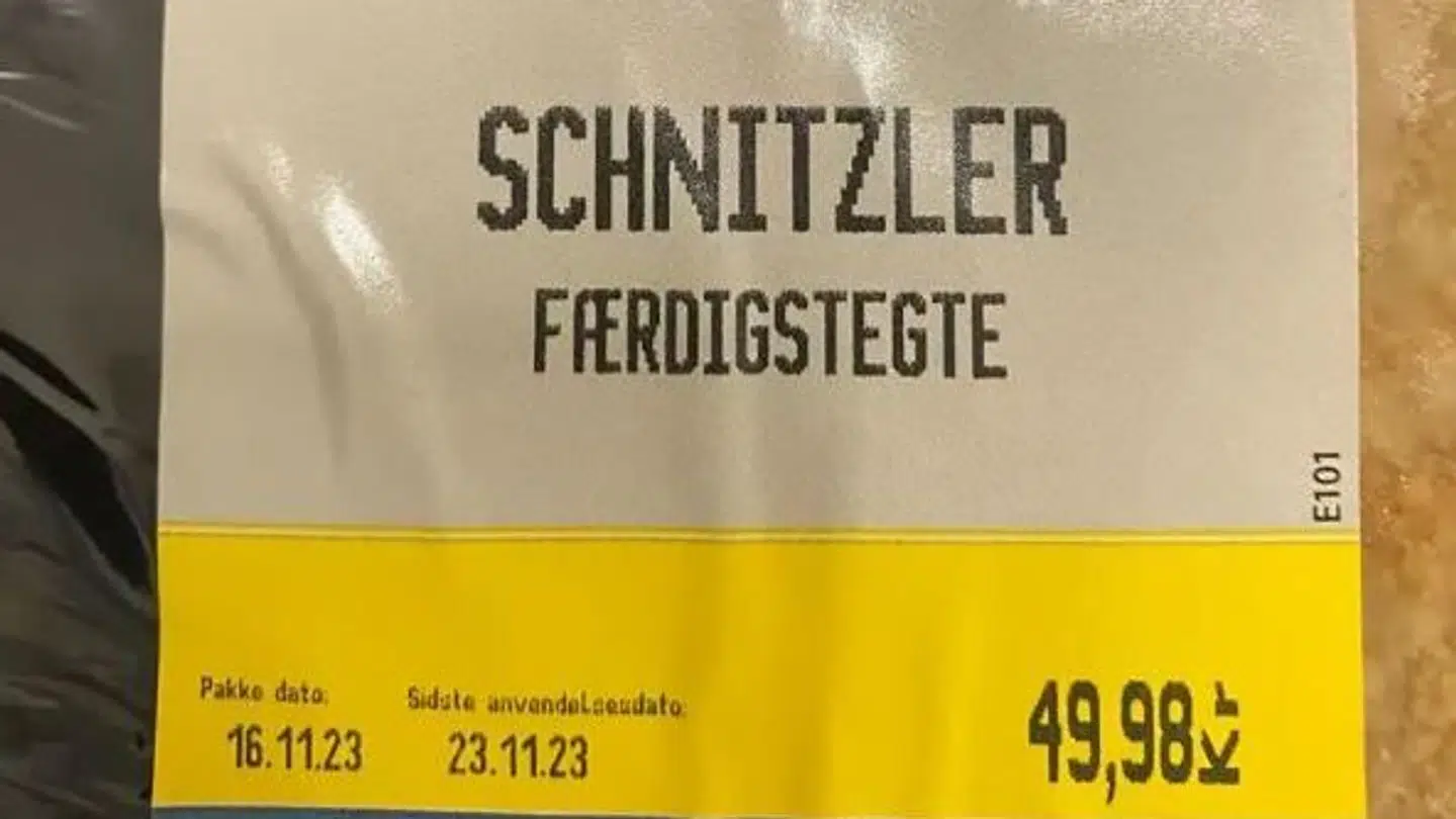 Her ser du forsiden af produktet, der er trukket tilbage.