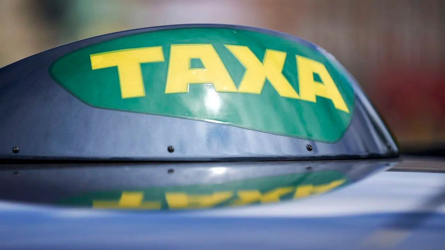 Taxi på Kongens Nytorv i København fredag den 28. maj 2021