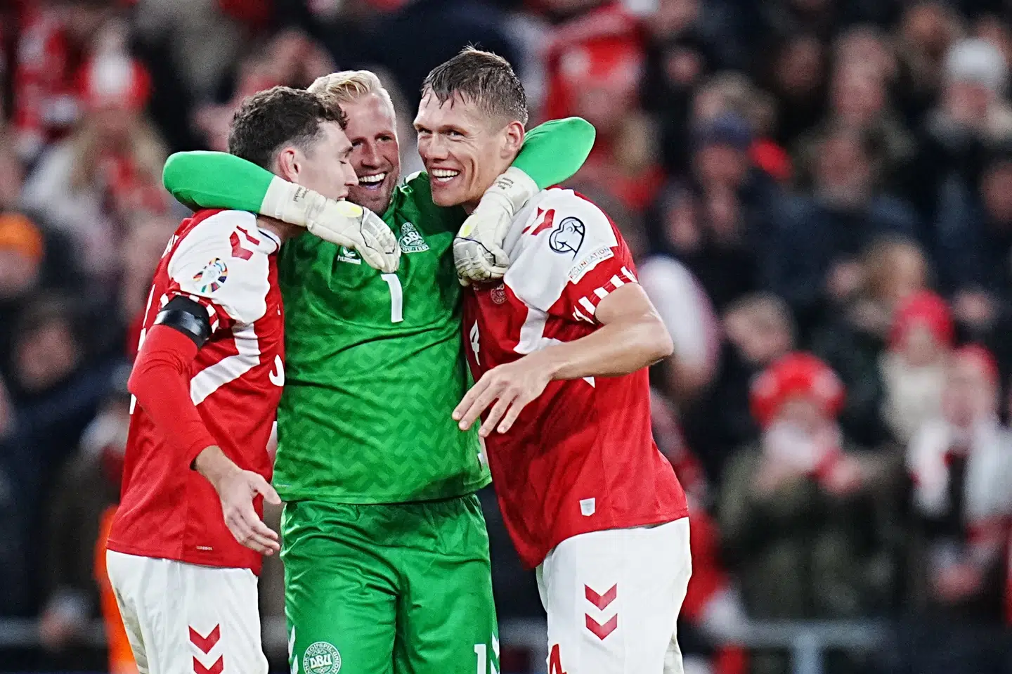 Andreas Christensen, Kasper Schmeichel og Jannik Vestergaard var alle i truppen, da Danmark i 2021 spillede sig i en semifinale ved EM.