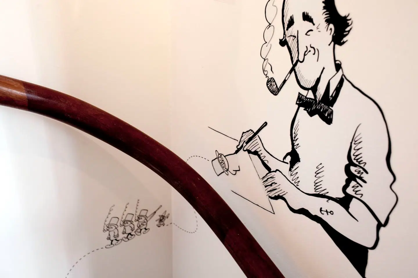 Storm P- museet er blevet ombygget, billeder fra udstillingen.