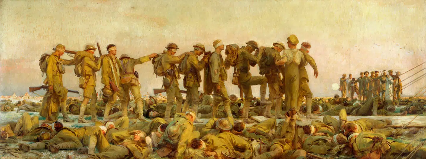 John Singer Sargent, Gassed, 1919. © Imperial War Museums