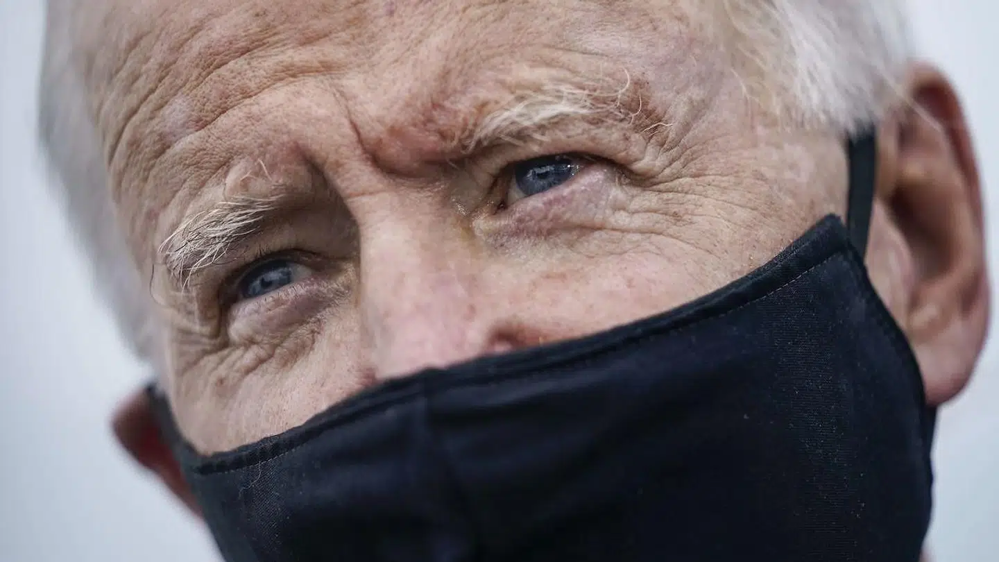 Her ses Demokraternes præsidentkandidat, Joe Biden, der var vicepræsident under præsident Barack Obama.