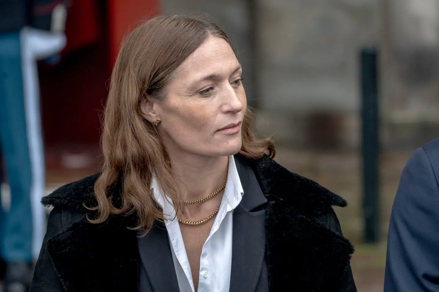 Statsminister Mette Frederiksen samt Stephanie Lose, ny økonomiminister, Morten Dahlin, ny minister for byer og landdistrikter, kirkeminister og minister for nordisk samarbejde, og Mia Wagner ny digitaliseringsminister og minister for ligestilling på Amalienborg torsdag den 23. november 2023.