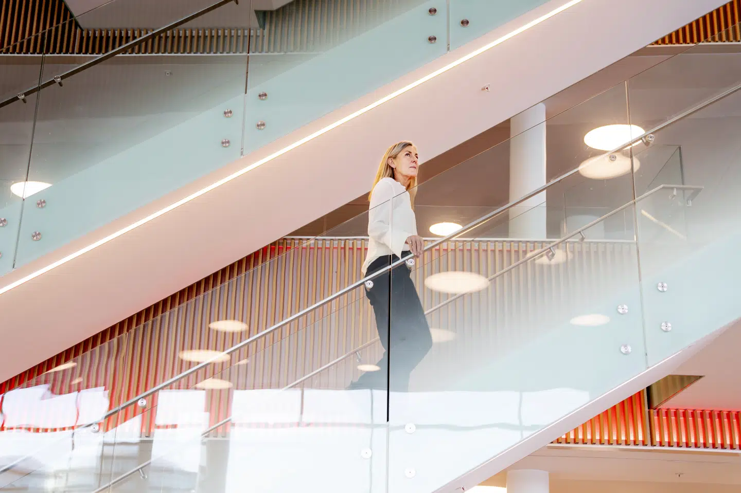 Charlotte Riparbelli, der er administrerende direktør i Aller Media, siger, at det er "utroligt trist" at sige farvel til medarbejdere. (Arkivfoto).