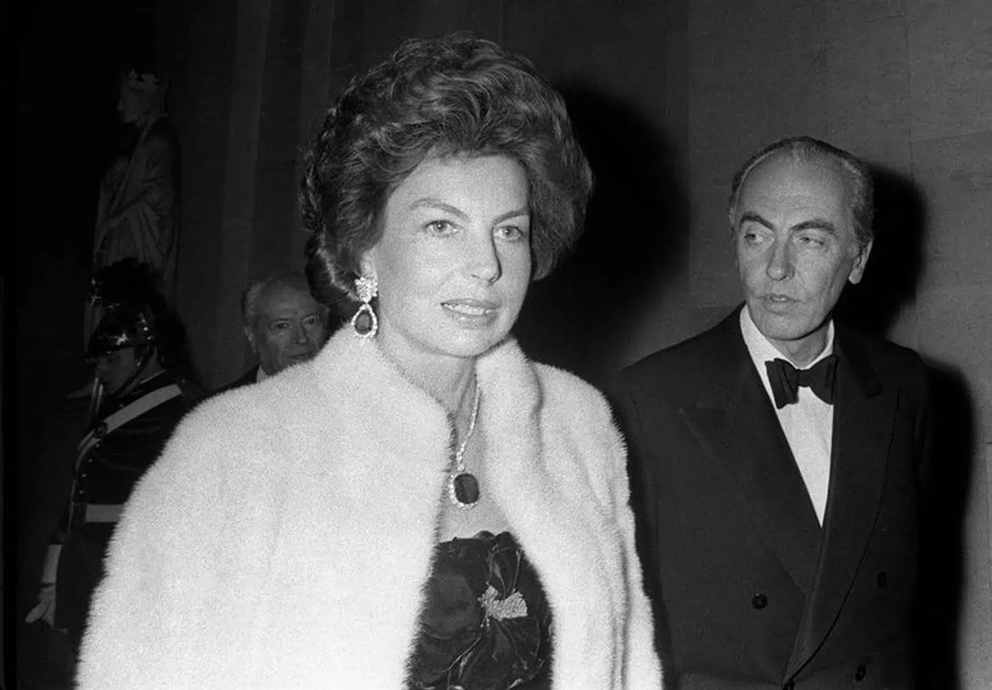 En ung Liliane Bettencourt med sin mand André Bettencourt.