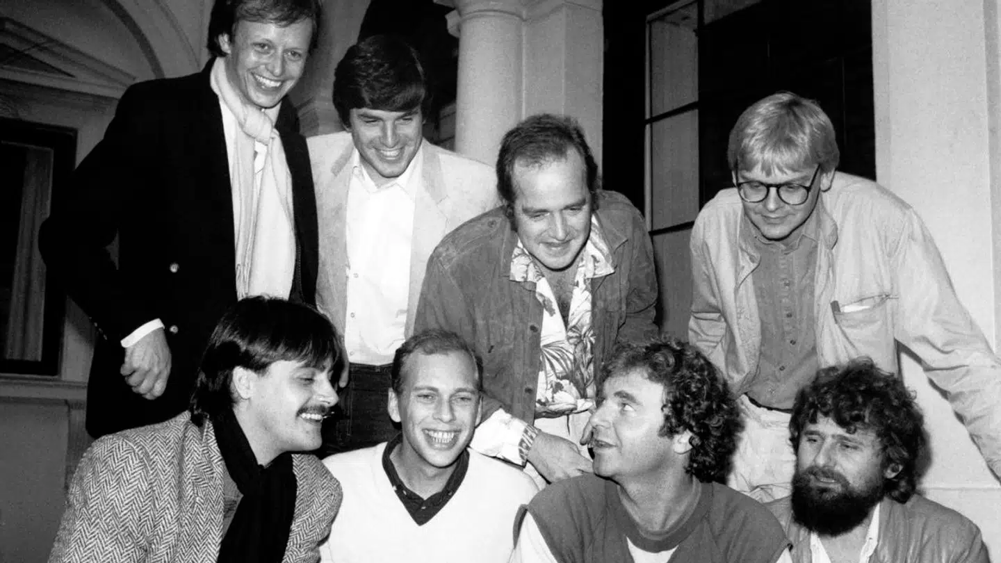 Shu-bi-dua anno 1984 bestod af Michael Hardinger, Paul Callaby, Claus Asmussen, Jens Tage Nielsen, Kim Daugaard, Bosse Hall Christensen, Michael Bundesen og Willy Pedersen.