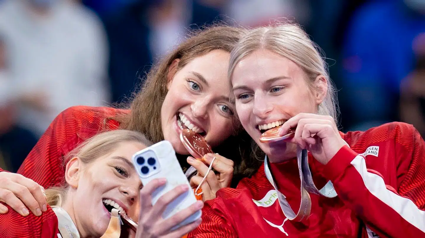Simone Petersen var med til at vinde VM-bronze ved sin første slutrunde i 2021 i Spanien.