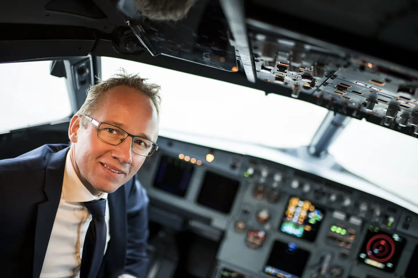 Jacob Pedersen, aktieanalysechef i Sydbank, følger SAS tæt. Han mener, at nyt regnskab vidner om, at SAS står sværere og svagere indtjeningsmæssigt, end han regnede med. (Pressefoto).