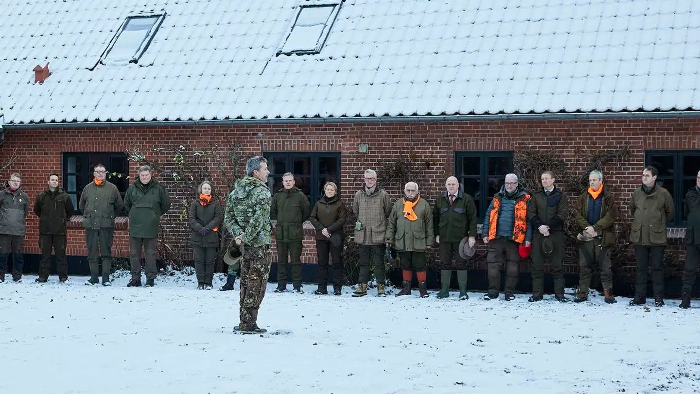 21 jægere var med foruden Kronprinsen.