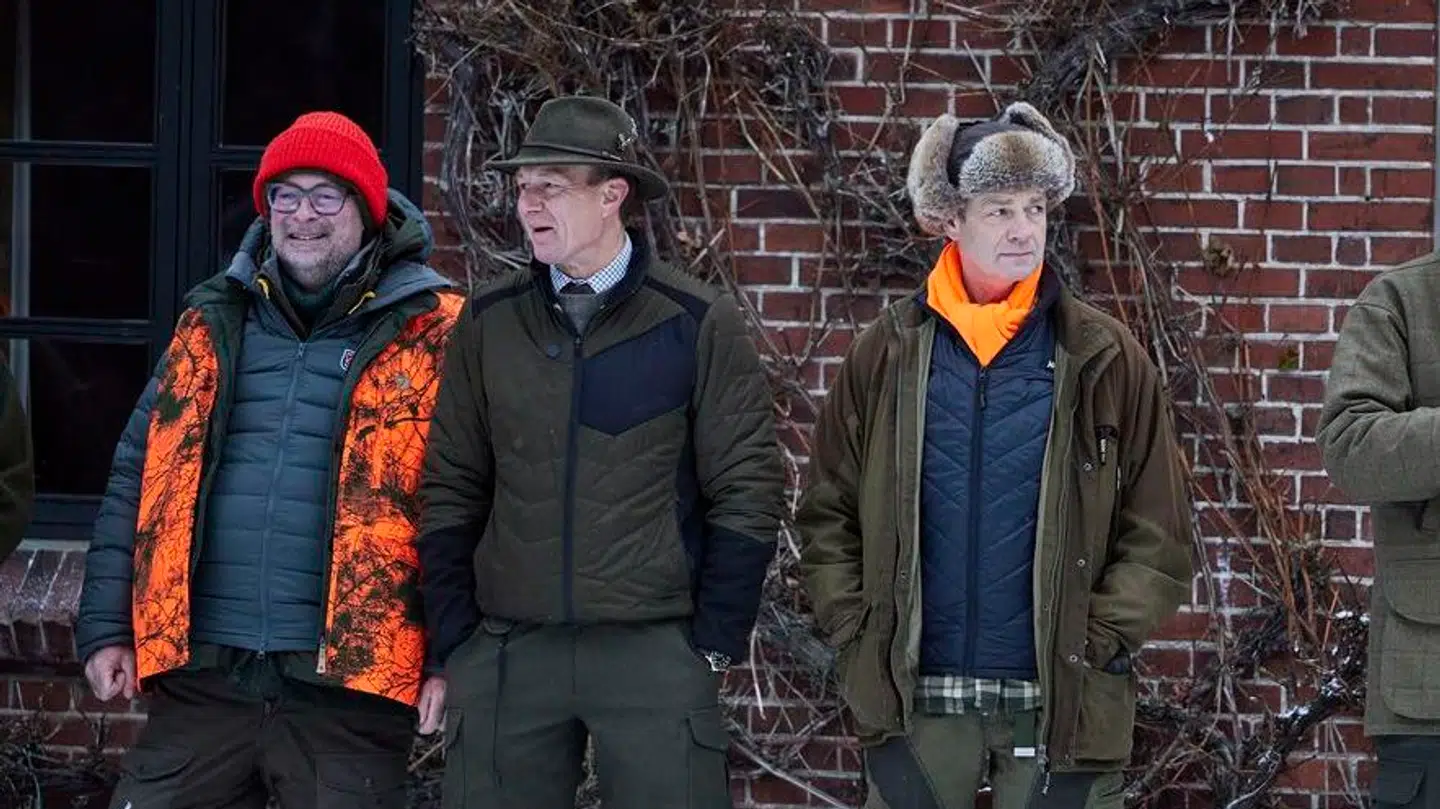 Poul Due Jensen ( anden fra venstre).