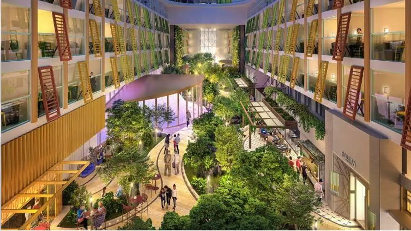 Sådan kommer der til at se ud inde på selve skibet Icon of The Seas.