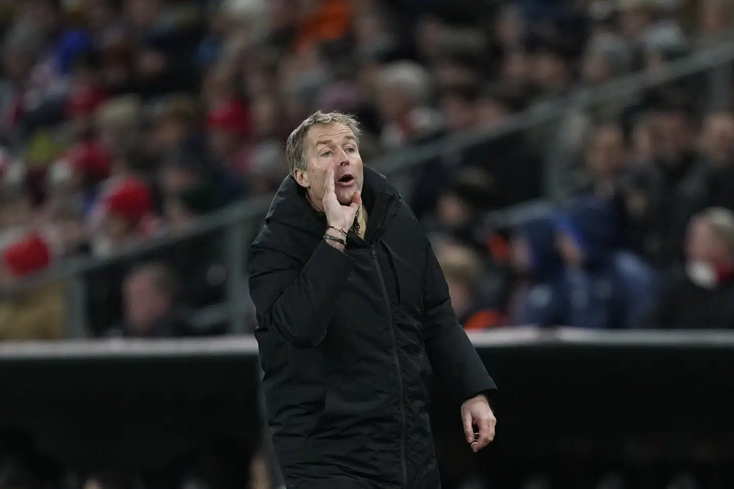 Kasper Hjulmand kan næsten råbe hjem til fædrelandet, hvis det danske landshold får EM-base og en kamp eller to i Hamburg. (Arkivfoto).