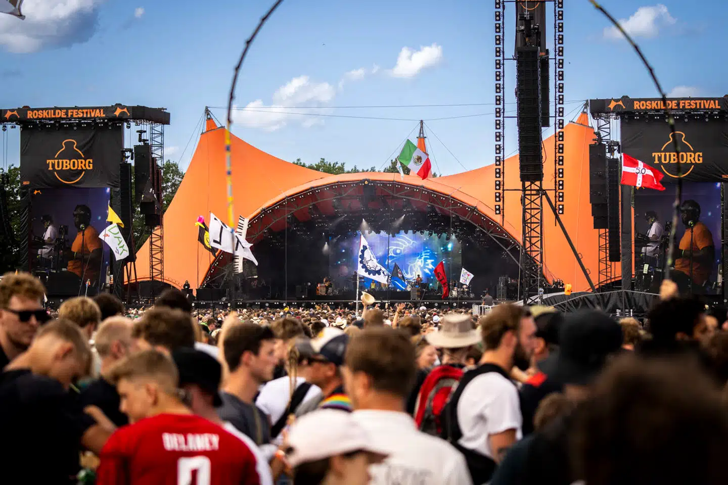 Den nuværende Orange Scene er en begrænsning for festivalen, fordi man ifølge Signe Lopdrup har måttet sige nej tak til en koncert med rockbandet Rammstein og den spanske sangerinde Rosalía, fordi forholdene ikke har været til det. (Foto: Ida Marie Odgaard/Ritzau Scanpix)