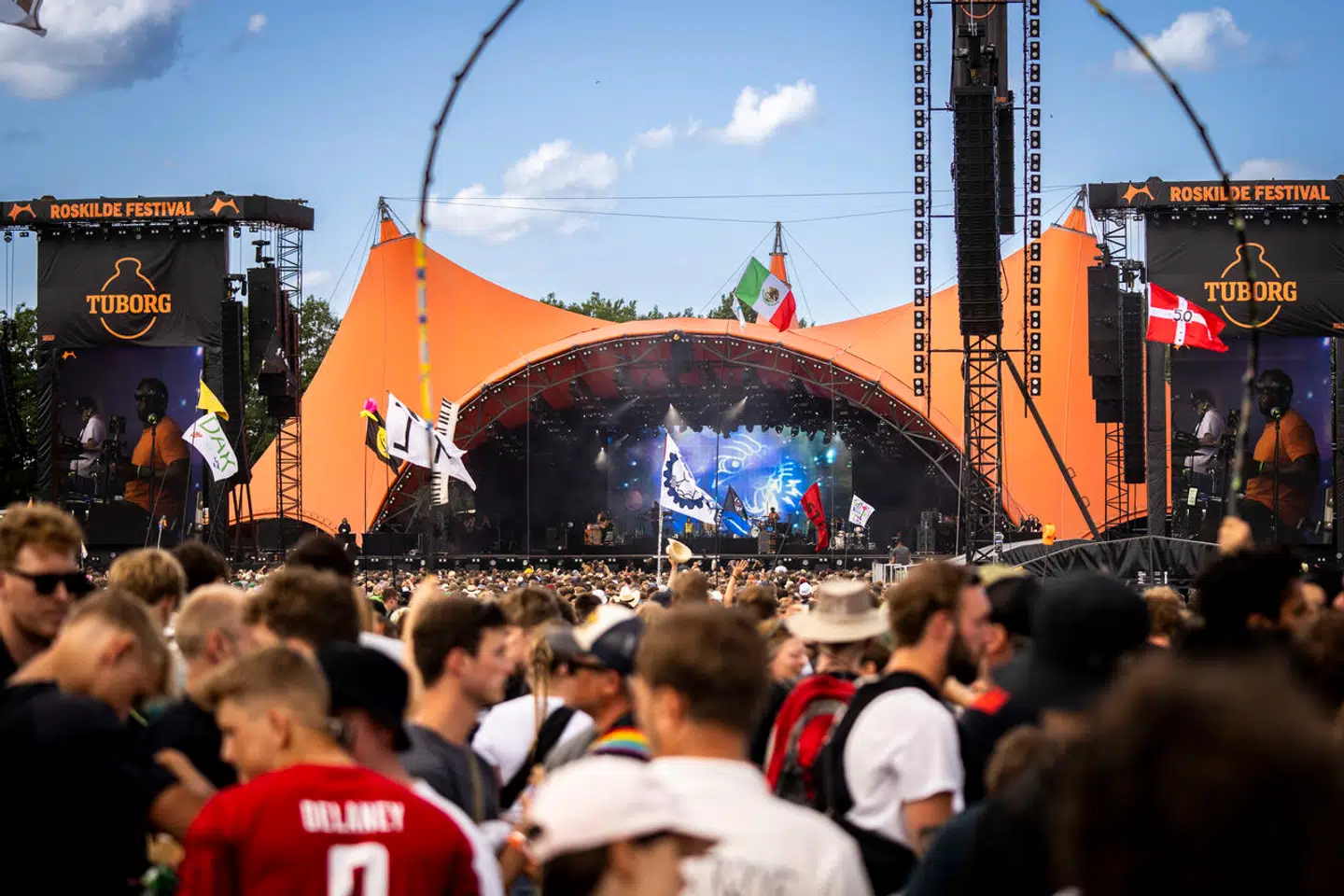 Den nuværende Orange Scene er en begrænsning for festivalen, fordi man ifølge Signe Lopdrup har måttet sige nej tak til en koncert med rockbandet Rammstein og den spanske sangerinde Rosalía, fordi forholdene ikke har været til det. (Foto: Ida Marie Odgaard/Ritzau Scanpix)