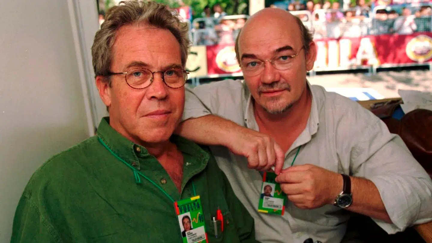 Jørgen Leth og Jørn Mader har tilbragt tusindvis af timer sammen i diverse kommentatorbokse til cykelløb.