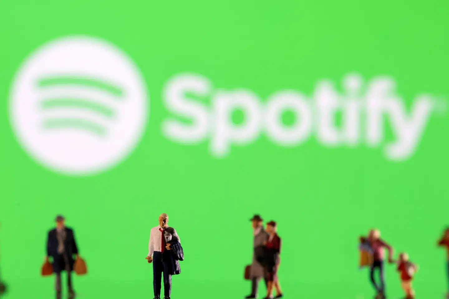 Spotify skiller sig af med hver sjette ansatte. Men selskabet kan i seneste kvartal melde om et stort overskud. (Arkivfoto).
