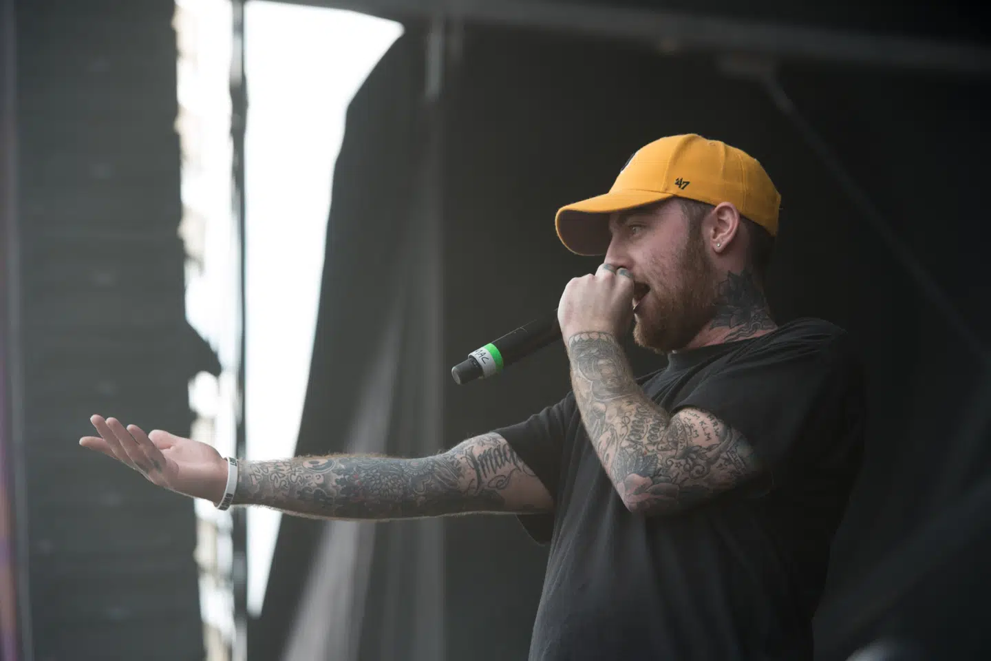 Mac Miller døde sidste år af en overdosis. Ifølge narkomyndighederne i USA var der muligvis urent trav med i spillet. (Arkivfoto) Bryan R. Smith/Ritzau Scanpix