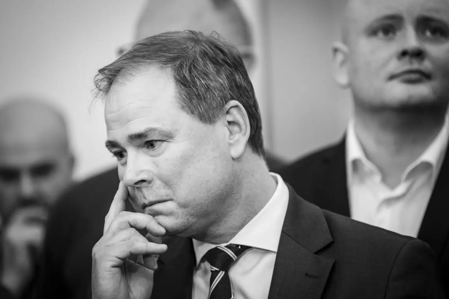 Finansminister Nicolai Wammen sagde, at han var glad. Men det er ikke sikkert, der bliver ved med at være sådan.