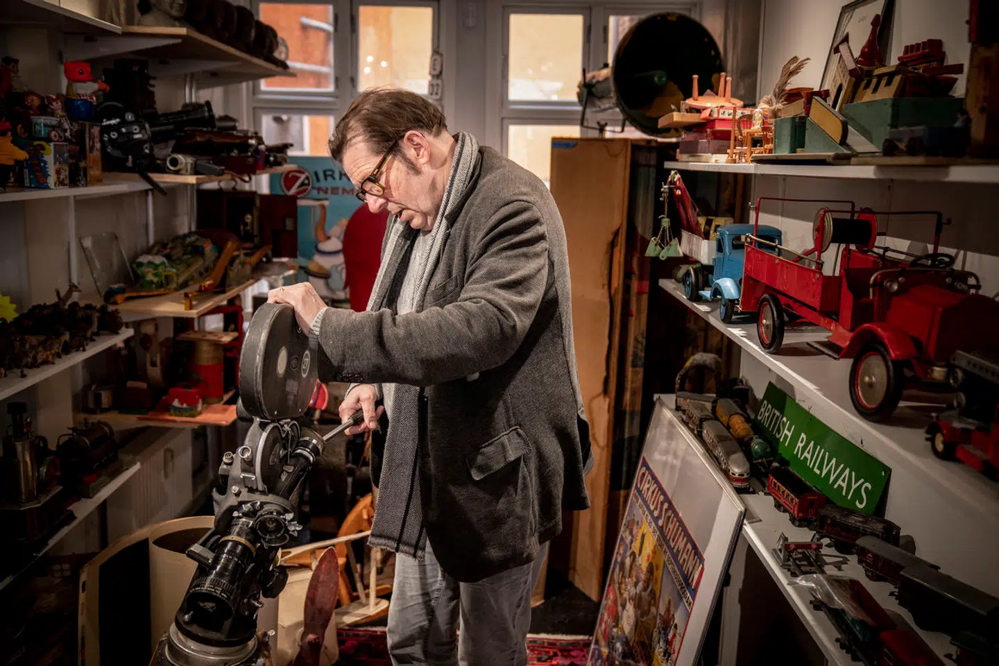 Skuespiller og ejer af Zirkus Nemo, Søren Østergaard, i København, fredag den 17. marts 2023.