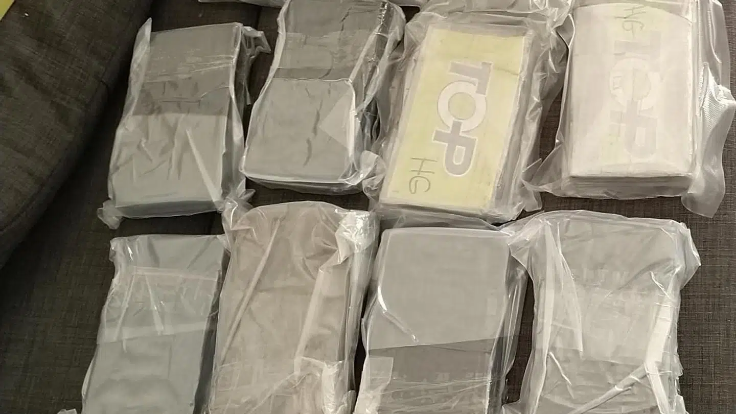 Kokain fra Sixpence-sagen.