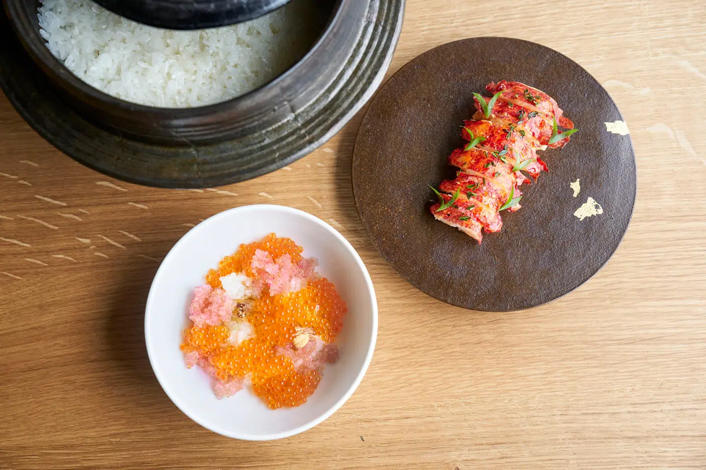 Koan. Ris med hummer