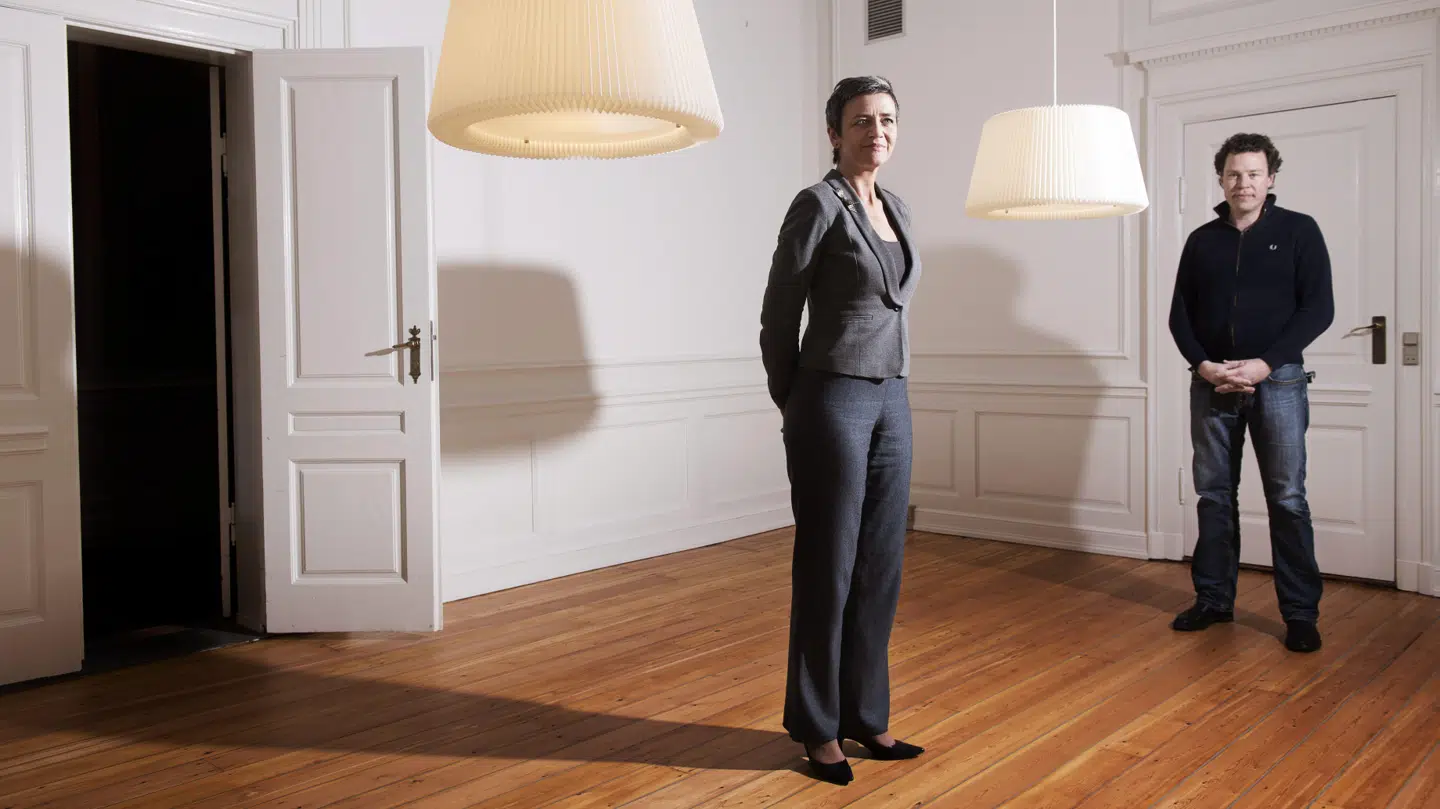 Den radikale leder, Margrethe Vestager, afviser alle forslag om at indgå en aftale med Venstre om at begrænse udenlandske EU-borgeres adgang til danske velfærdsydelser. Hun får opbakning fra både de Radikales spidskandidat til europaparlamentsvalget, Morten Helveg Petersen. Foto: Claus Bech