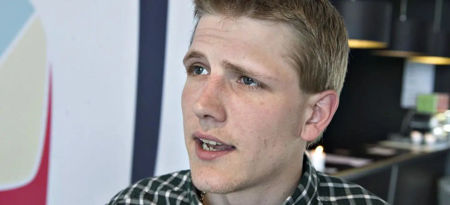 Folketingskandidat Jonathan Simmel. Enhedslistens årsmøde 2013.