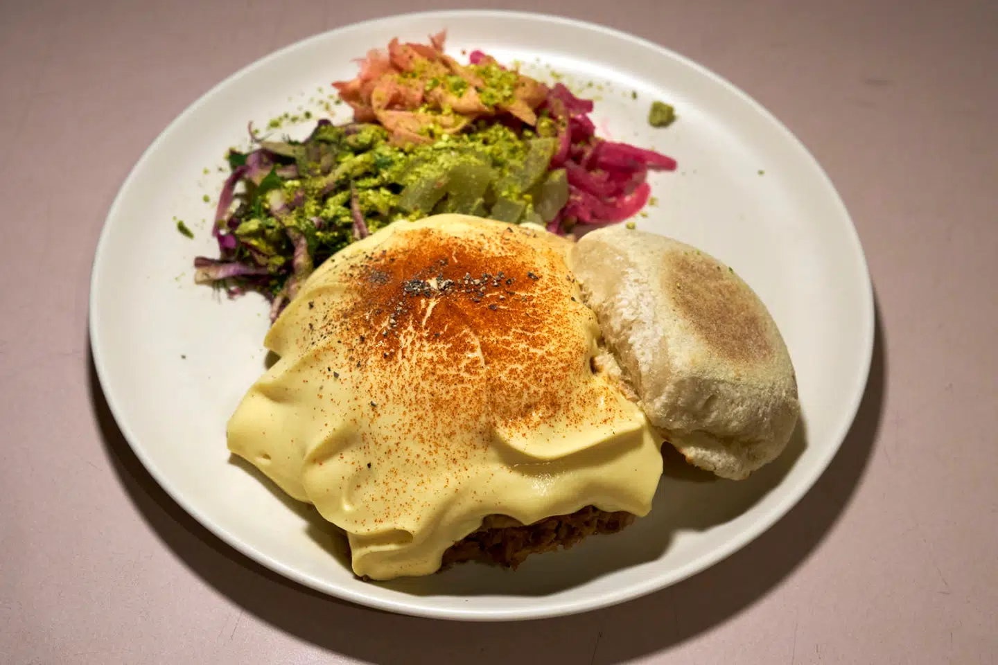 Den bedste ret, da Berlingske var forbi, var Eggs Benedict, som stedet blot kalder Benedict.