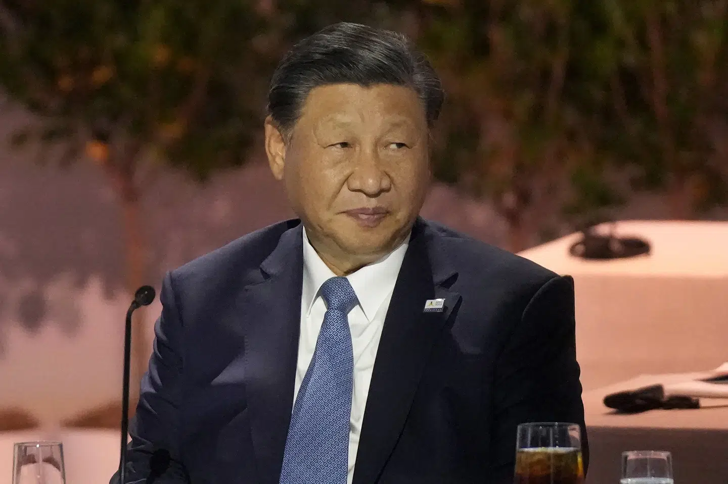 Kinas præsident, Xi Jinping, sad angiveligt med ved et møde, hvor forsøg på indblanding i valget i Taiwan ifølge taiwanske efterretninger blev drøftet. (Arkivfoto).