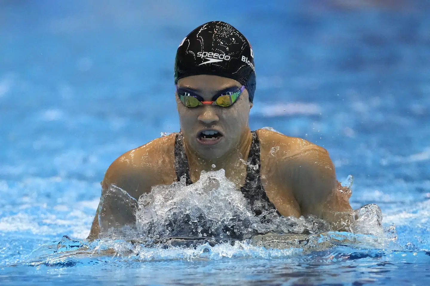 21-årige Thea Blomsterberg blev fredag nummer to i finalen på 200 meter bryst.
