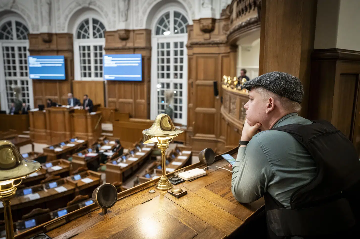 Rasmus Paludan var til stede i presselogen i Folketingssalen, da den såkaldte koranlov blev vedtaget torsdag i sidste uge.