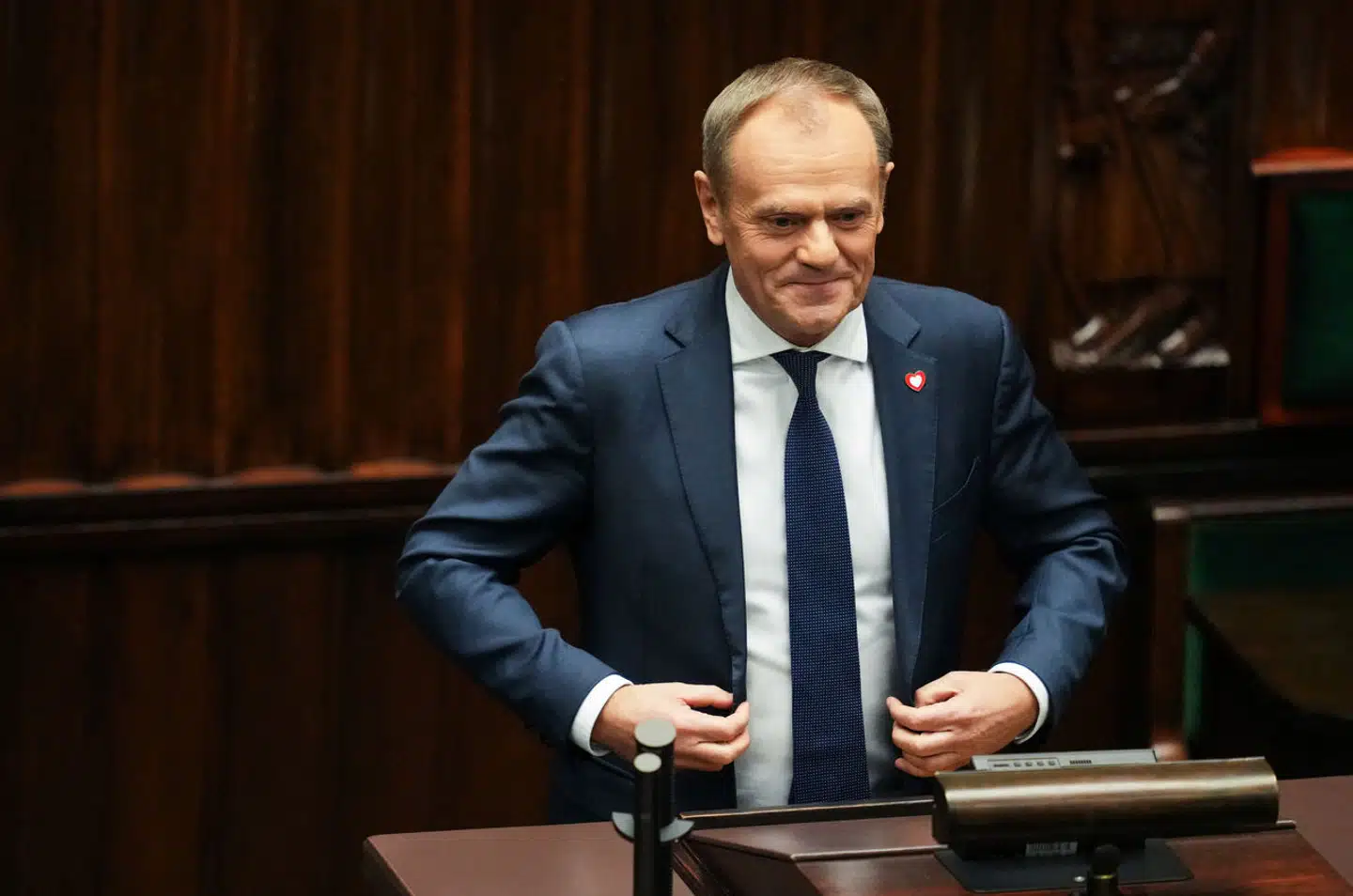 Resultatet kommer få timer efter, at det stod klart, at premierminister Mateusz Morawieckis dage som leder af Polens regering er talte. Her ses Donald Tusk.