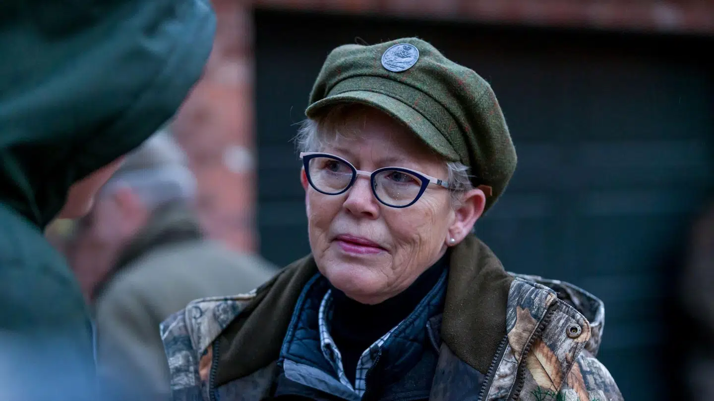 Direktør og ejer af Fur Bryghus Mildred Sloth Fog ved kongejagten i Klosterheden 2021.