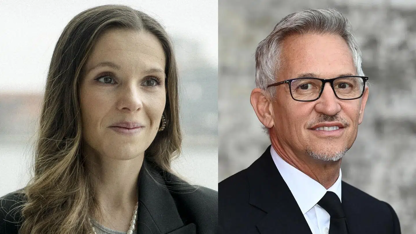 To mediestorme om »neutralitet«: BBC er på tilbagetog i striden om Gary Lineker (th), mens DR-chefen Isabella Hindkjær dukker sig.