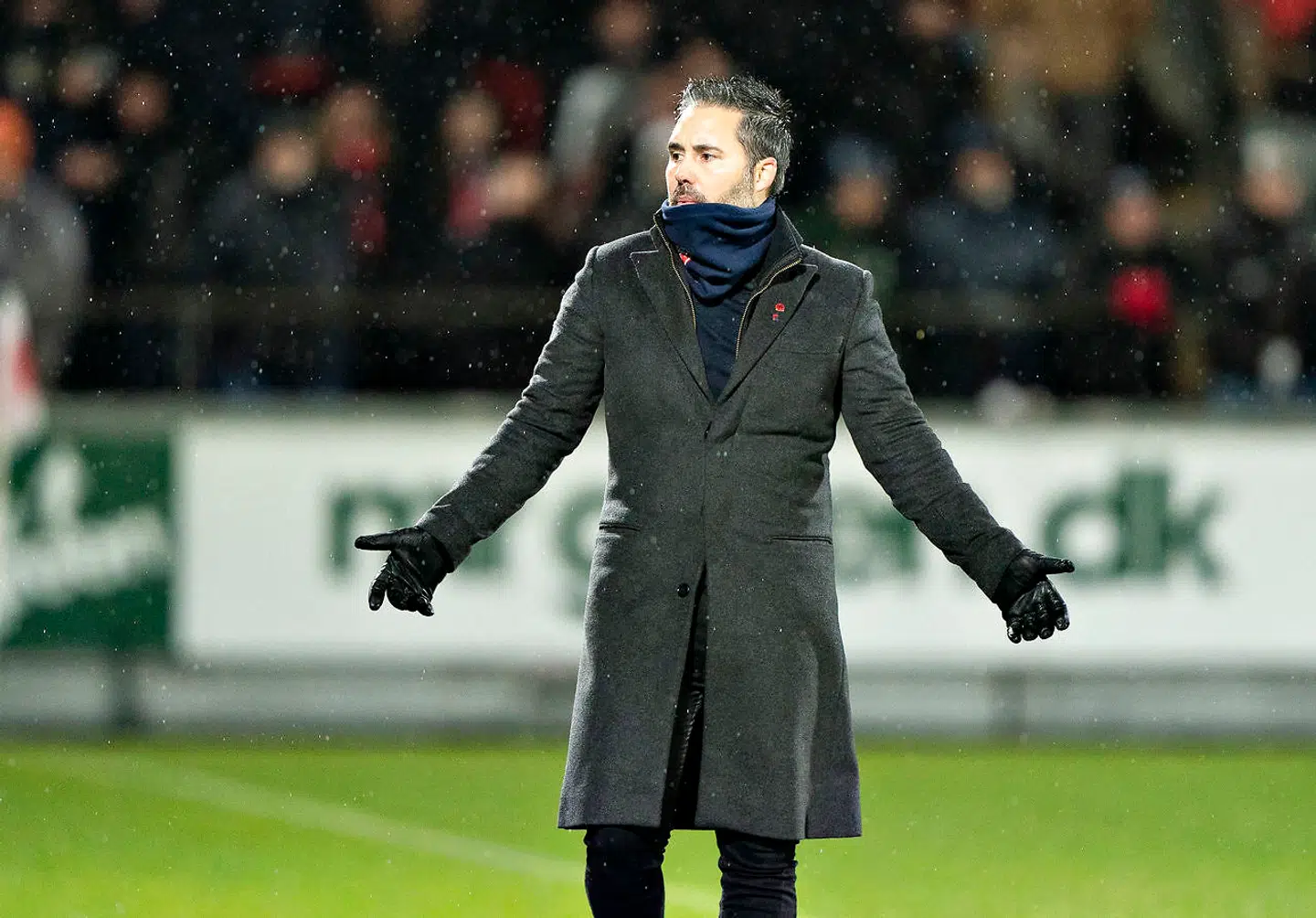 AaB's træner Marti Cifuentes i 3F Superliga-kampen mellem AaB og FC København på Aalborg Portland Park, søndag den 28. november 2021.. (Foto: Henning Bagger/Ritzau Scanpix)