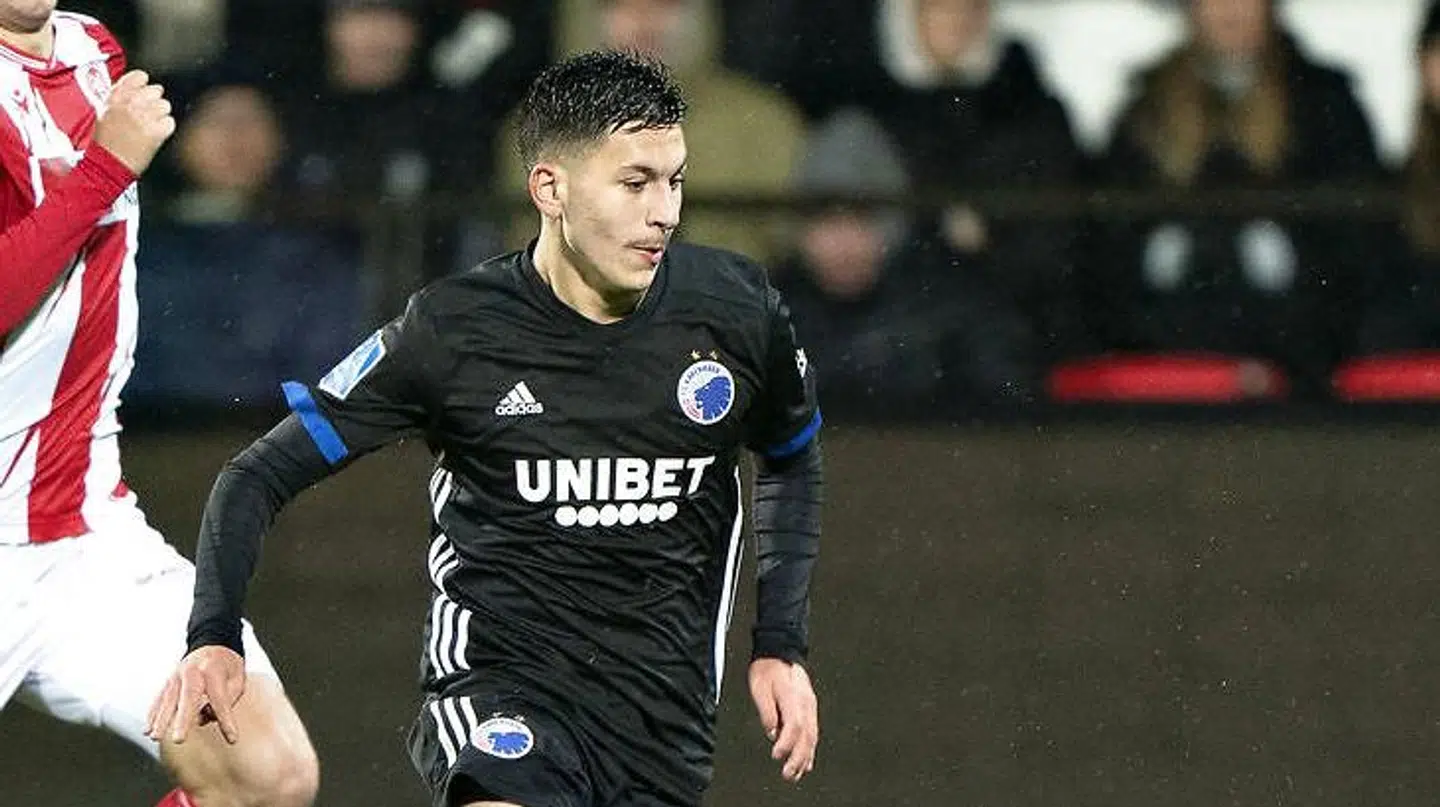 FC Københavns Roony Bardghji løb om hjørner med AaB i søndagens Superligakamp.