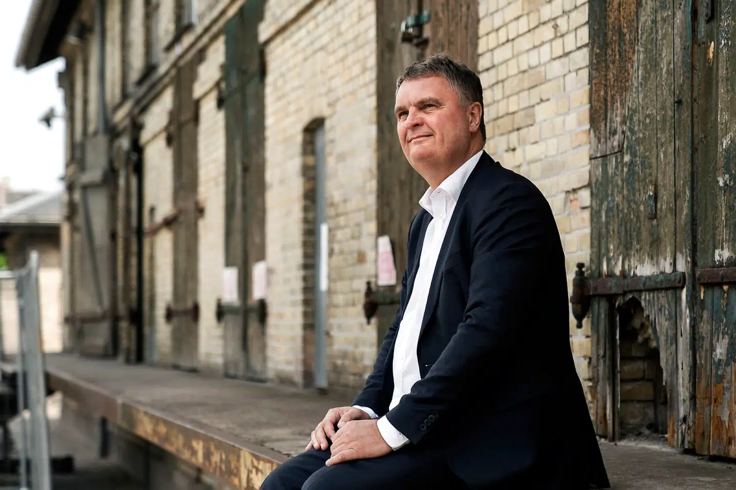 Danish Crowns topchef, Jais Valeur, fotograferet hos Danish Crowns datterselskab DAT Schaub på Flæsketorvet på Vesterbro. Jais Valeur vil have afsluttet debatten om, hvorvidt vi fortsat skal have et moderne landbrug i Danmark.