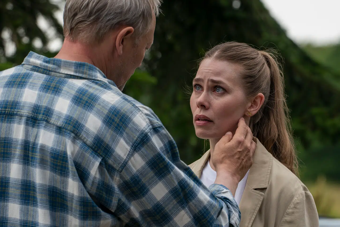 Katrine Fønsmark (Birgitte Hjort Sørensen) og Søren Ravn (Lars Mikkelsen).