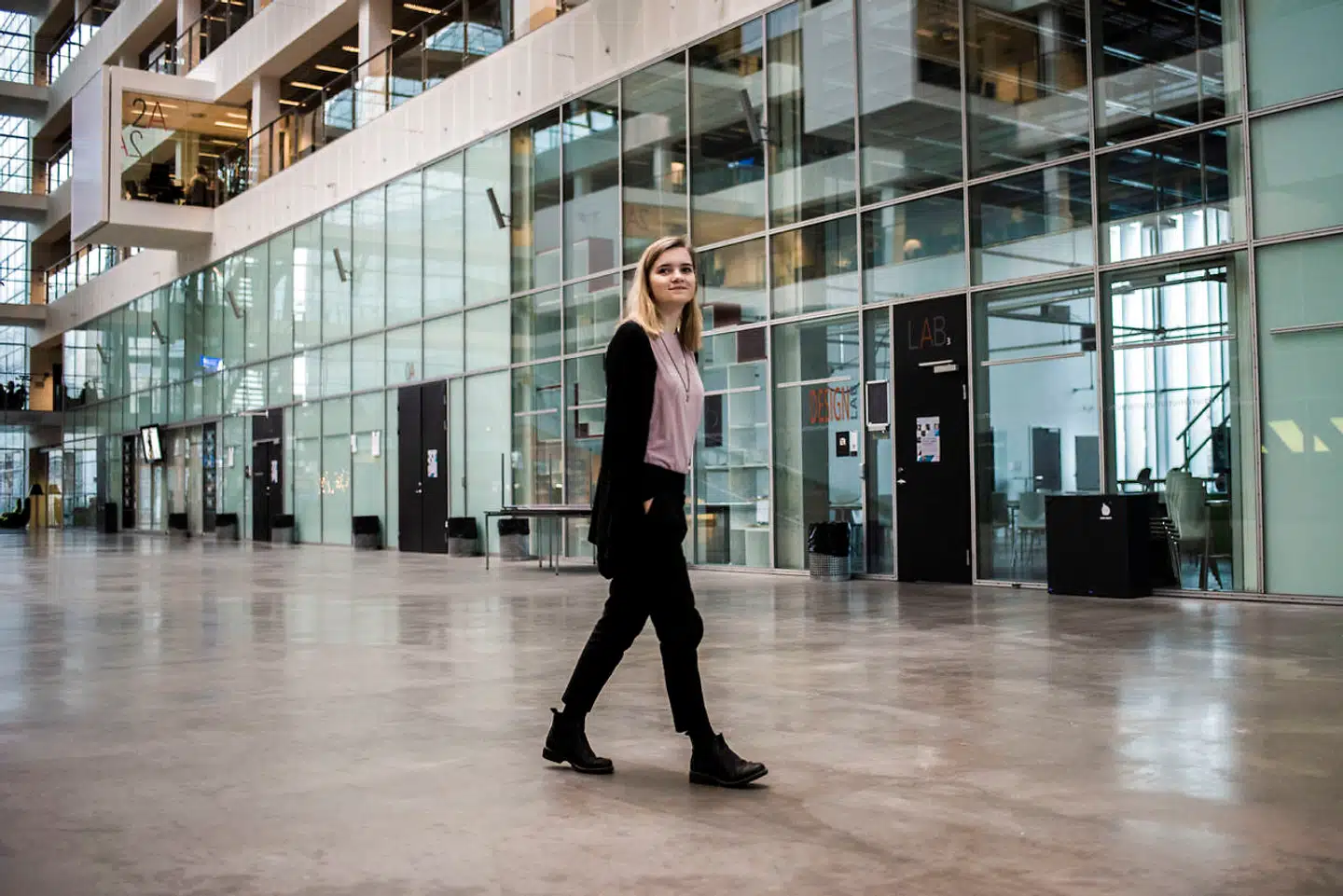 Ingrid Maria Christensen er godt i gang med sin bachelor på softwareuddannelsen på IT-Universitetet. Foto: Maria Albrechtsen Mortensen