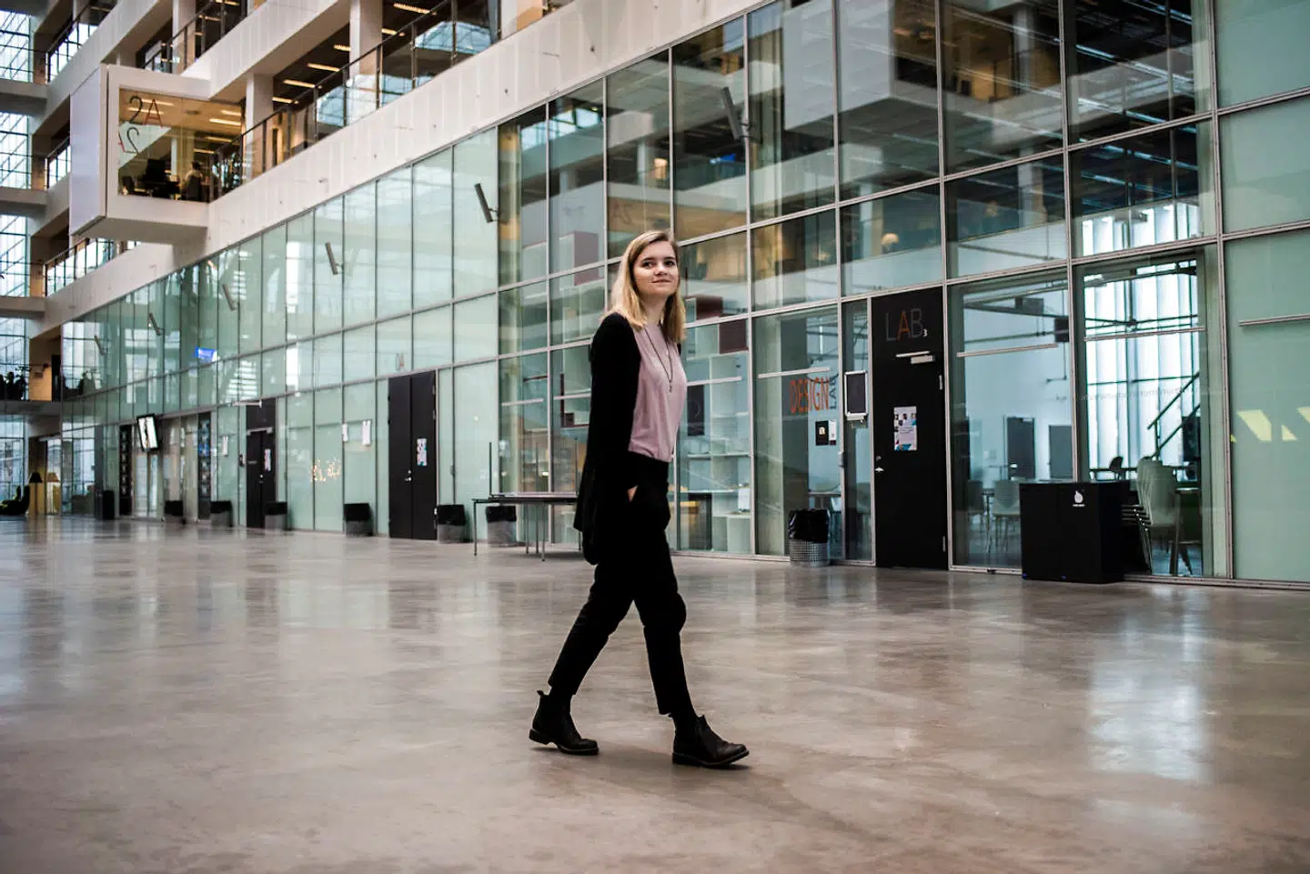 Ingrid Maria Christensen er godt i gang med sin bachelor på softwareuddannelsen på IT-Universitetet. Foto: Maria Albrechtsen Mortensen