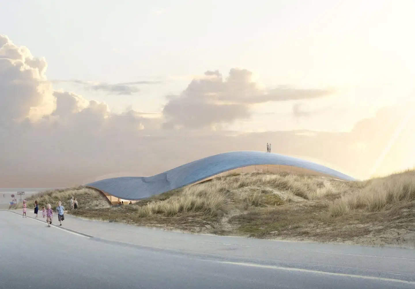 Centret tegnet af Bjarke Ingels Group, der skal bære navnet Lycium, skal fungere som naturhistorisk indgang til Vadehavsområdet, der i 2014 blev optaget på Unesco's Verdensarvsliste