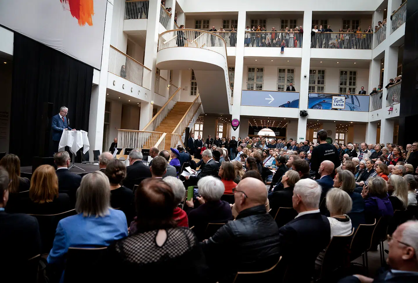 Udstillingen »Tyskland« på Nationalmuseet blev åbnet af dronning Margrethe.