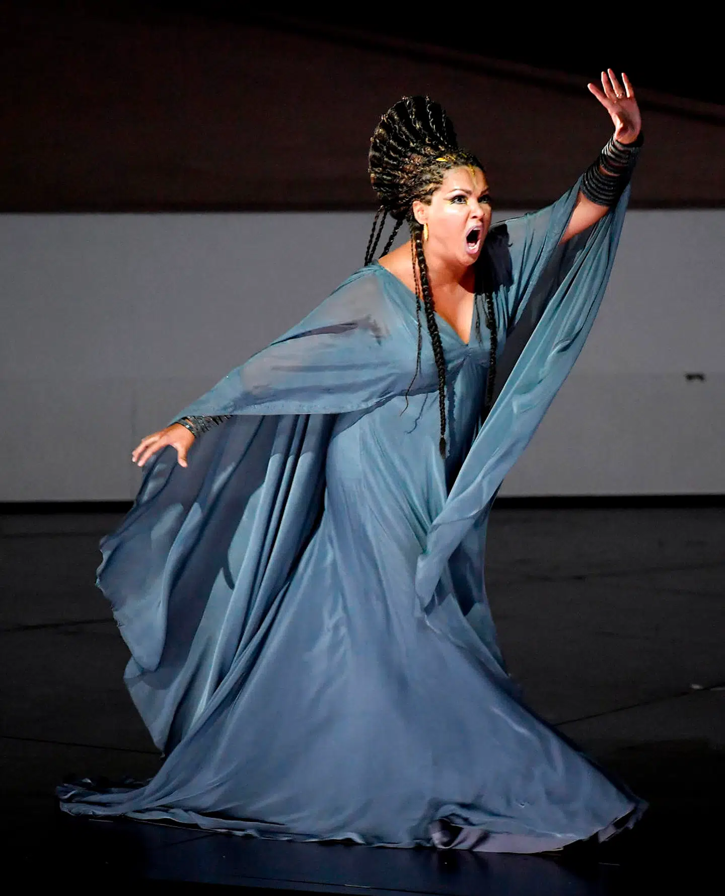 Den russiske sopran Anna Netrebko. Her som verdis »Aida«.