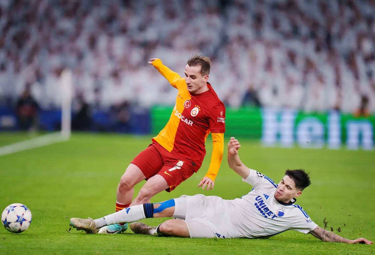 FCK spiller mod Galatasaray. FCK har muligheden for at spille sig videre fra Champions League-gruppespillet.