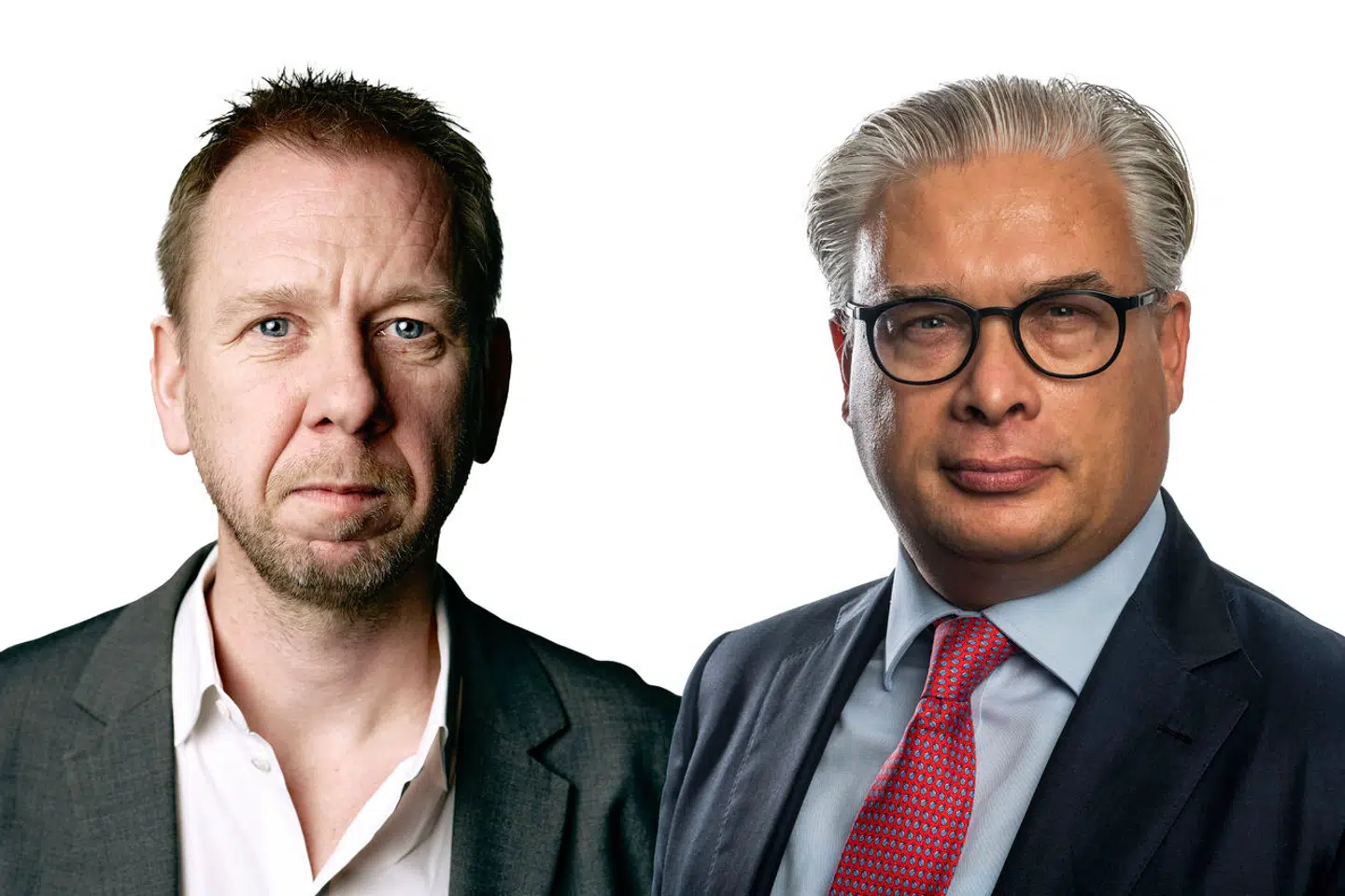 Simon Bendtsen og Thomas Bernt Henriksen. Fotocollage.