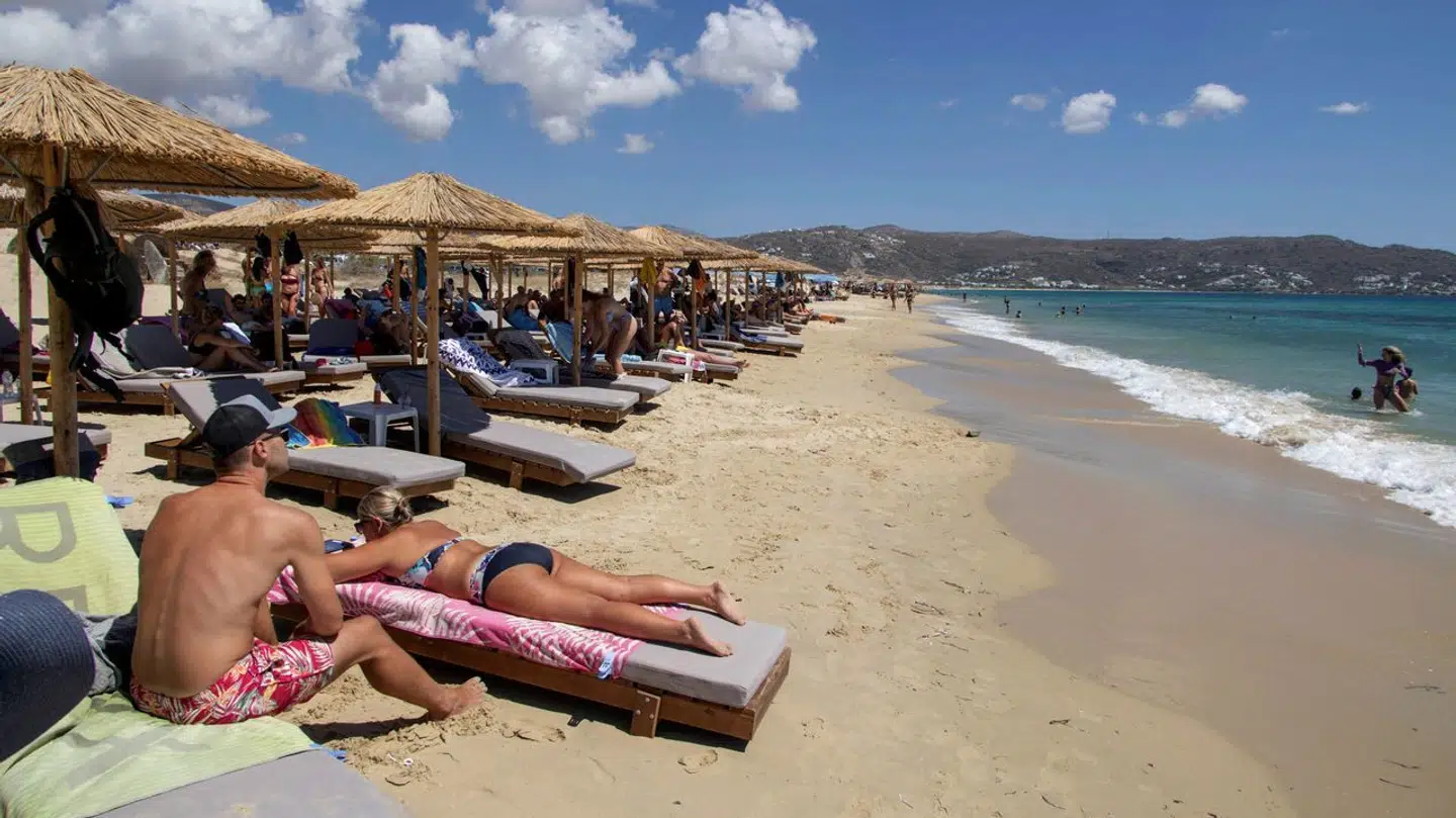 Sommer på den græske ø Naxos.