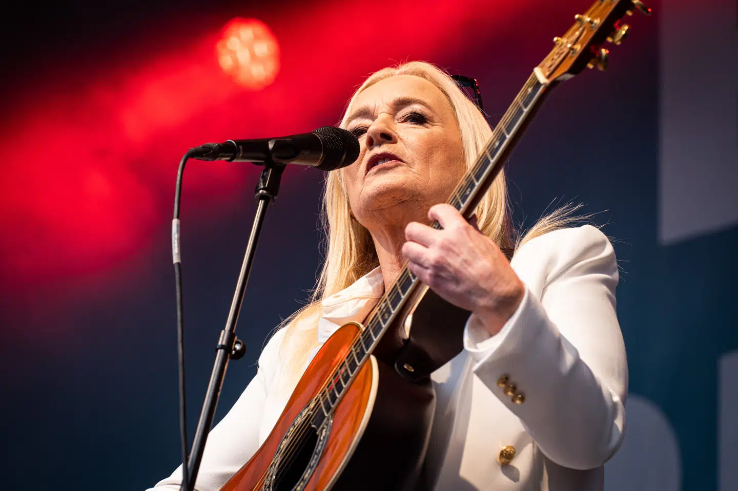 Anne Linnet har været en del af den danske musikscene siden 70'erne. Hun har udgivet musik i eget navn og som en del af bands som Shit & Chanel, Marquis de Sade og sit selvbetitlede Anne Linnet Band. (Arkivfoto).